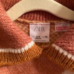 NWT Zara daisy sweater